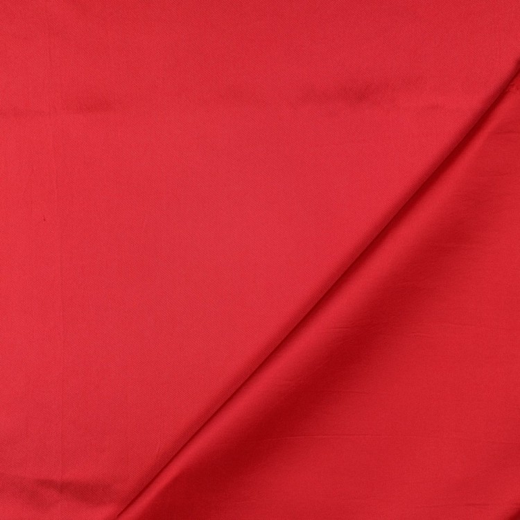 Tissu satin - Rouge vin