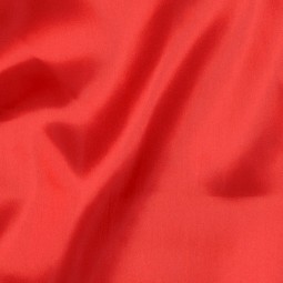 Tissu satin - Rouge