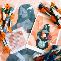 Kit Canevas Fatal - La pluie d'étoiles