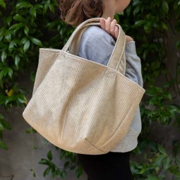 Tissu velours à côtes - Huggy gold