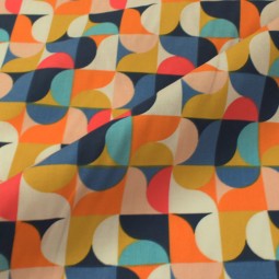 Tissu coton - Mabula bleu