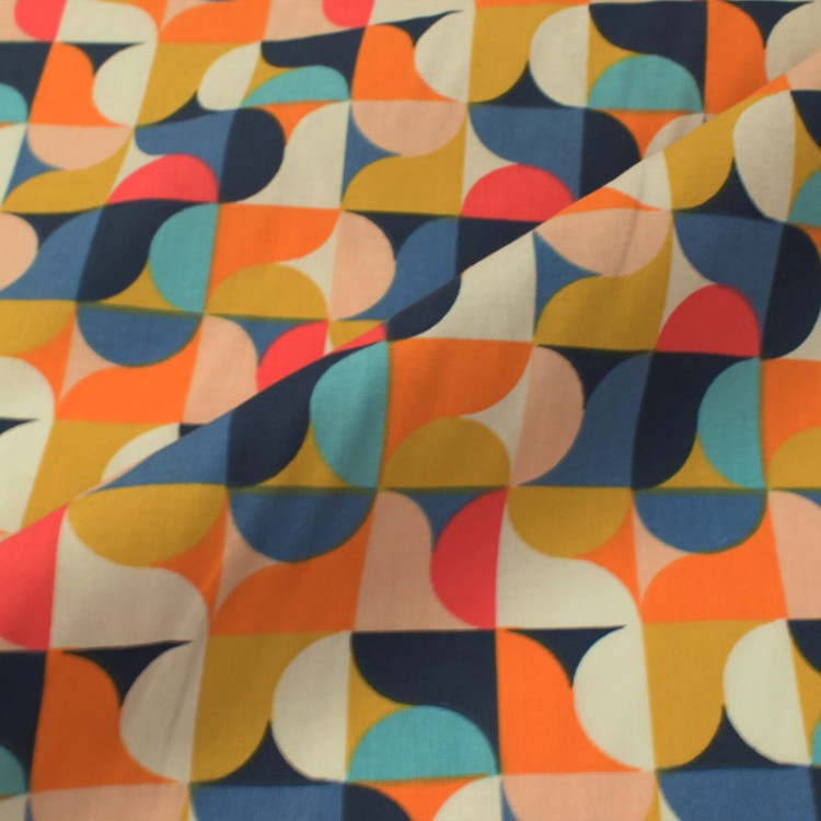 Tissu coton - Mabula bleu