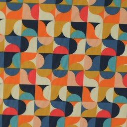 Tissu coton - Mabula bleu