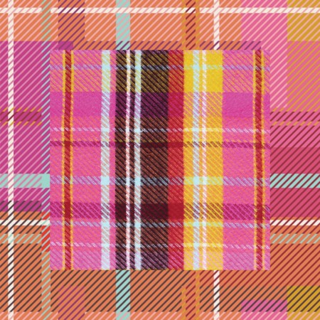 Art Gallery Fabrics - Highlands Flannel - Meadow Plaid Flowerbed