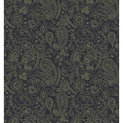 Tissu demi natte - Sadya bleu vert