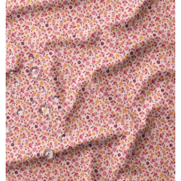 Tissu imperméable - Caseille rose orange