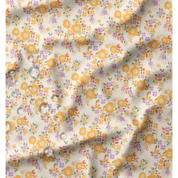 Tissu imperméable - Oxelis orange violet