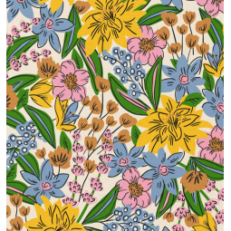 Tissu coton - Camilou jaune camel