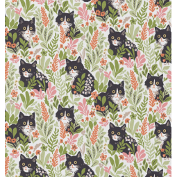 Tissu coton - Obama vert