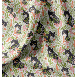 Tissu coton - Obama vert