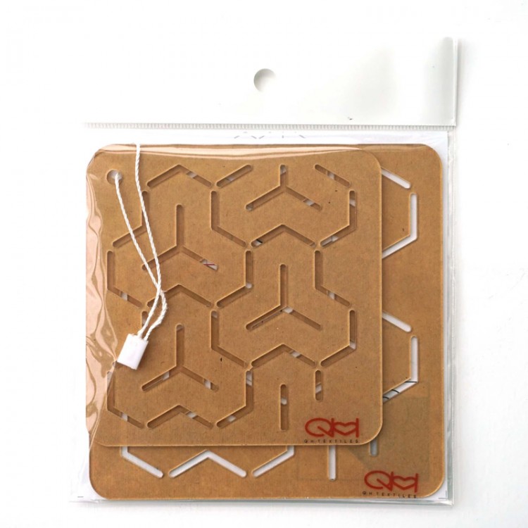 Stencil broderie sashiko - Bishamon-kikko