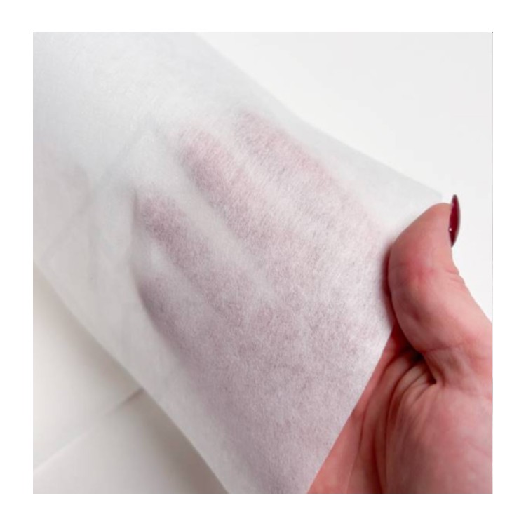 Entoilage thermocollant non tissé lourd blanc