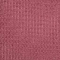 Tissu nid d'abeille - Cassis