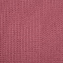 Tissu nid d'abeille - Cassis