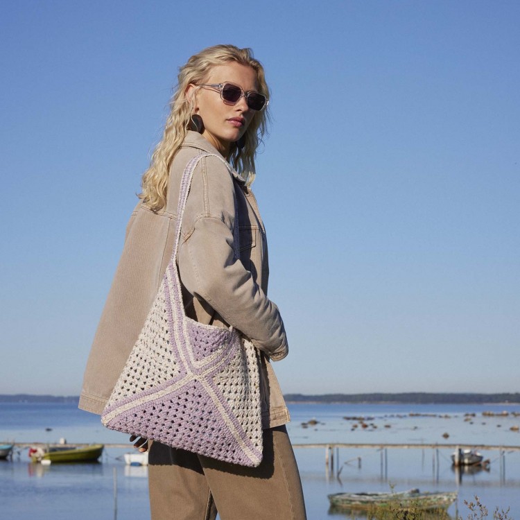 Kit de crochet - Sac Carol - Cotton Tweed