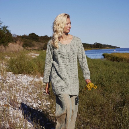 Kit de tricot - Veste Cassie - Cotton Tweed