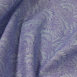 Tissu coton - Feuillage parme