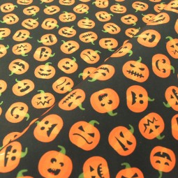Tissu coton - Citrouille