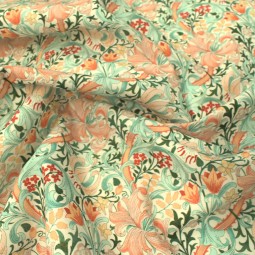 Tissu coton - Fleur pastel