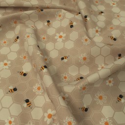 Tissu coton - Abeilles
