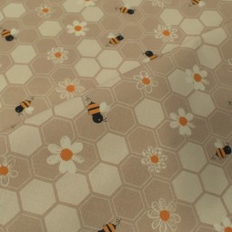 Tissu coton - Abeilles