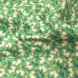 Tissu coton - Pensée