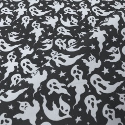 Tissu coton - Fantômes