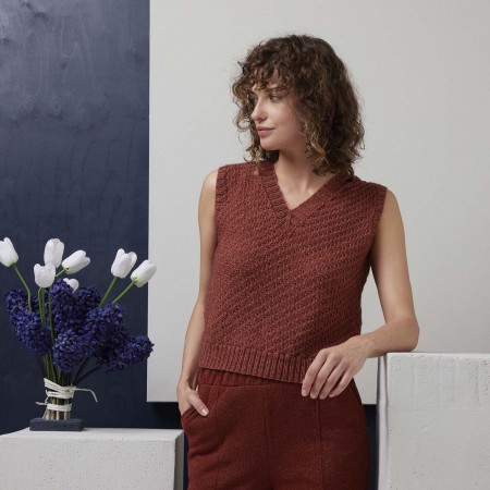 Kit de tricot - Pull sans manches Karla - Vaya