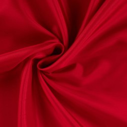 Doublure satin pongé - Rouge