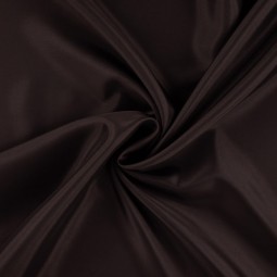 Doublure satin pongé - Brun foncé
