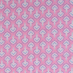 Tissu voile de coton - Abstract pink