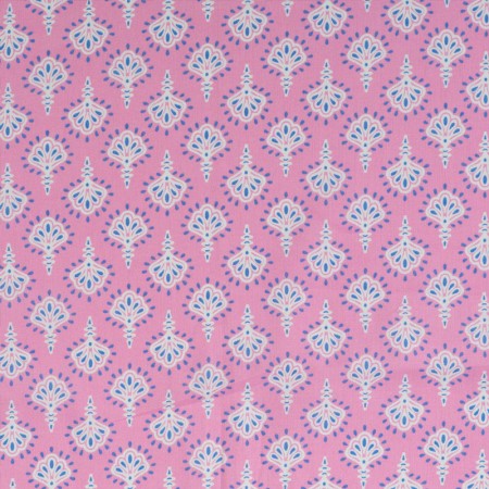Tissu voile de coton - Abstract pink