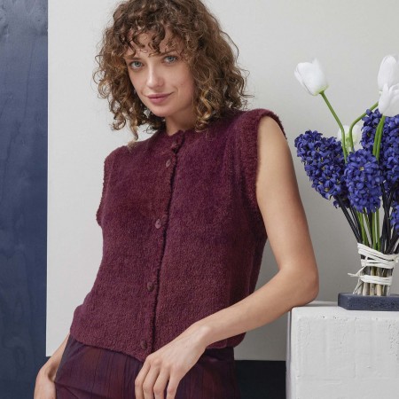 Kit de tricot - Gilet sans manches Duffy - Velvet