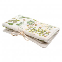Kit de broderie - Porte ciseaux et aiguilles Olive