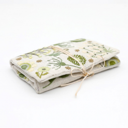 Kit de broderie - Porte ciseaux et aiguilles Olive