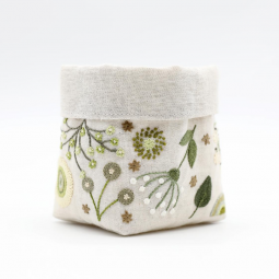 Kit de broderie - Corbeille olive