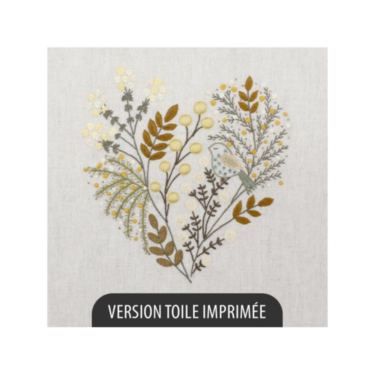 Kit de broderie - Premiers mimosas Février