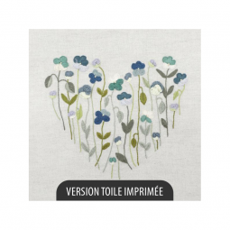 Kit de broderie - Douces pensées Mars