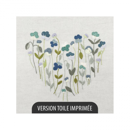 Kit de broderie - Douces pensées Mars