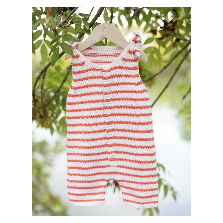 Kit de tricot - Salopette rayée - Biosoft