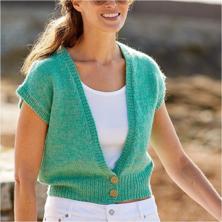 Kit de tricot - Gilet sans coutures - Sila et anita