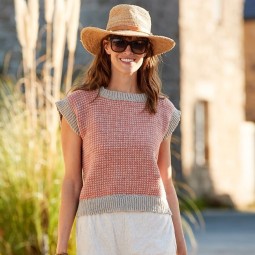 Kit de crochet - Top au crochet tunisien - Anita