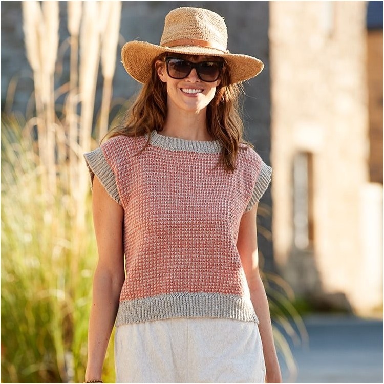 Kit de crochet - Top au crochet tunisien - Anita