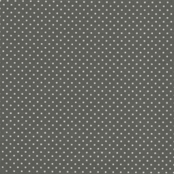 Tissu coton enduit - Dots Charcoal