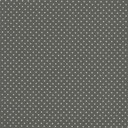 Tissu coton enduit - Dots Charcoal
