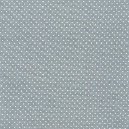 Tissu coton enduit - Dots Dusty blue
