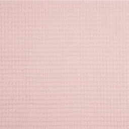 Tissu nid d'abeille - Rose pâle