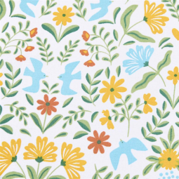 Tissu coton - Palombe multicolore