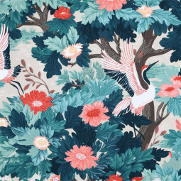 Tissu - Migration bleu