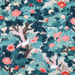 Tissu - Migration bleu